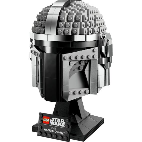 LEGO Star Wars Mandalorianer Helm Modell, Sammlerstück Zimmer-Deko und EIN tolles Geschenk für Erwachsene, Bausatz, Männer, Frauen, Mama, Papa, Sammler-Geschenkidee 75328