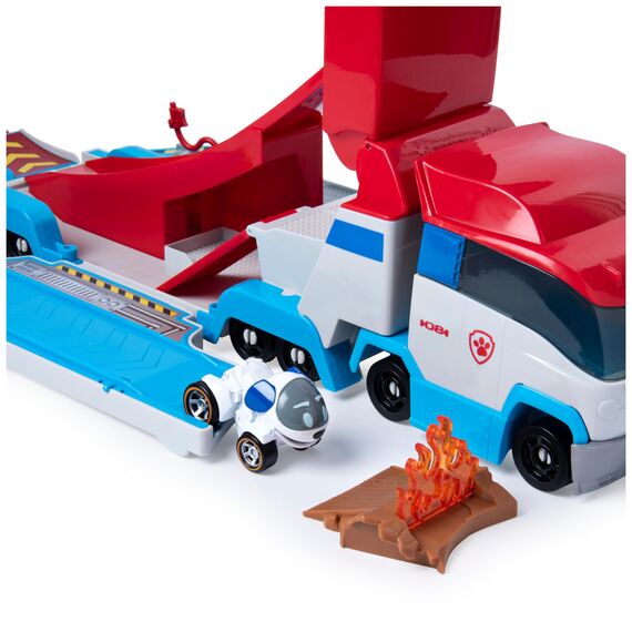 PAW PATROL True Metal Launch'N Haul PAW Patroller mit Robodog, für True Metal Metall-Fahrzeuge, Maßstab 1:55, Spielzeug geeignet für Kinder ab 3 Jahren