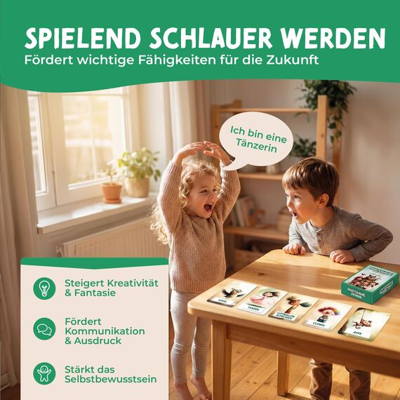 lila liebt dich Pantomime Spiel für Kinder | Lustiges Ratespiel & Reisespiel | kleines Geschenk | Spiele ab 4, 5, 6, 7, 8, 9 Jahre