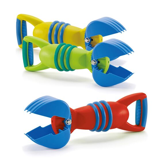 Hape Greifer, Rot - Kinder Sand- und Wasserspielzeug, ideales Outdoor-Spielzeug für Strand, Sandkasten und Planschbecken, fördert Motorik, Greifen und Koordination, geeignet ab 12 Monaten