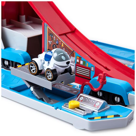 PAW PATROL True Metal Launch'N Haul PAW Patroller mit Robodog, für True Metal Metall-Fahrzeuge, Maßstab 1:55, Spielzeug geeignet für Kinder ab 3 Jahren