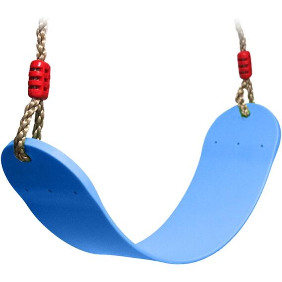 EXTSUD Schaukel Outdoor, Elastischer Kinderschaukel Eva weichen Bord U-Schaukel Brettschaukel Schaukelsitz Schaukelbrett Garten Spielzeug Kinder, Blau
