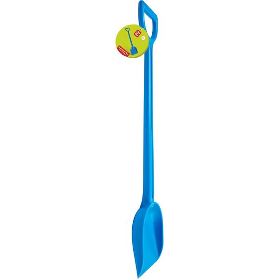 Hape Sandschaufel, Blau - Robuste Sand- und Buddelschaufel für Strand, Garten und Sandkasten, Outdoor Spielzeug für Kleinkinder, Sandspielzeug für Kinder ab 18 Monaten