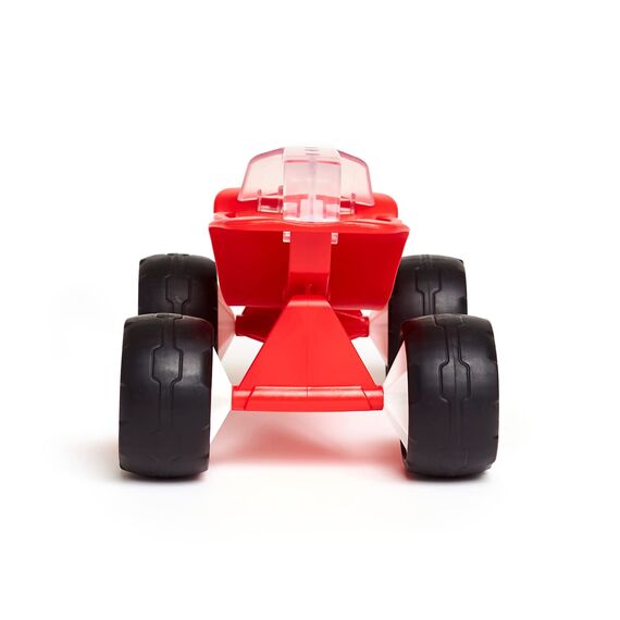 Hape Dünen-Buggy, rot - Kinder Strandfahrzeug und Sandspielzeug, Robustes Outdoor Spielzeug für Strand, Sandkasten und Garten, fördert Motorik und Fantasie, Strandspielzeug für Kinder ab 12 Monaten