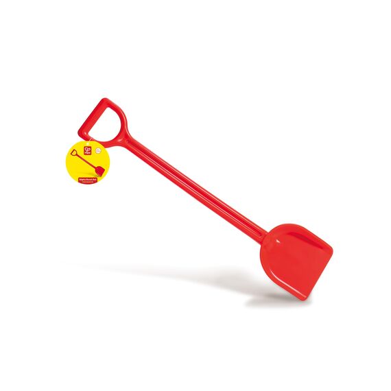 Hape Starke Schaufel, rot - Sandspielzeug, Robuste Sandschaufel für Strand, Sandkasten und Garten, Outdoor Buddelspielzeug für Kleinkinder, Sandspielzeug für Kinder ab 18 Monaten