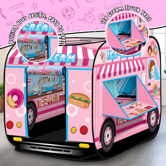 Britik Pop up Spielhaus Kinderzelt Spielzeug Faltbares Kinderspielhaus Zelt Indoor Outdoor Garten Spielzelt Geschenke für 3-8 Jahre Kinder Baby Mädchen Junge Geburtstag Geschenkideen
