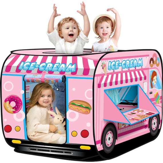 Britik Pop up Spielhaus Kinderzelt Spielzeug Faltbares Kinderspielhaus Zelt Indoor Outdoor Garten Spielzelt Geschenke für 3-8 Jahre Kinder Baby Mädchen Junge Geburtstag Geschenkideen