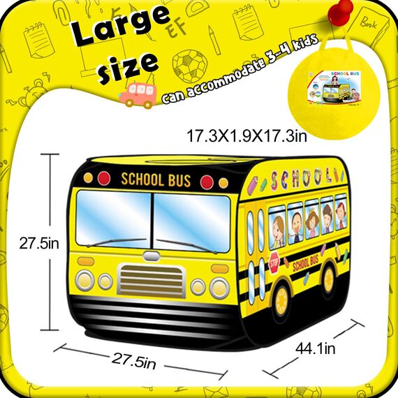 Britik Pop up Spielhaus Kinderzelt Spielzeug Faltbares Kinderspielhaus Zelt Indoor Outdoor Garten Spielzelt Geschenke für 3-8 Jahre Kinder Baby Mädchen Junge Geburtstag Geschenkideen