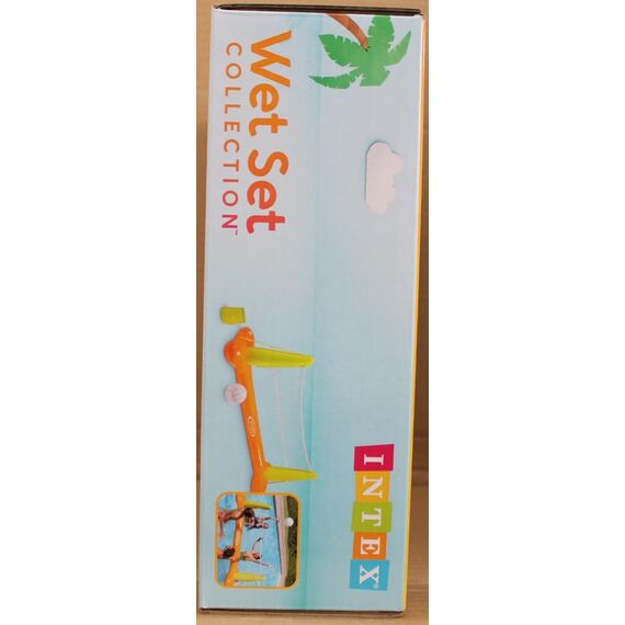 Intex Wasserspiel Floating Hoops, Mehrfarbig, 67 x 55 cm (Floating Hoops - Spiel + Pool Volleyball Spiel!)