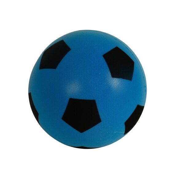 HTI Fun Sport Schaumstoff-Fußbälle | Weiche, sichere Schaumstoffbälle für Indoor & Outdoor | Langlebig, leicht & ideal für Kinder & Erwachsene | Spaß für alle Altersgruppen | 19,4 cm (1 Blau)