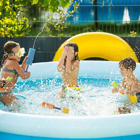 DERAYEE 6 Stück Wasserspritzpistolen,Wasserpistole Schaumstoff Bunte Spritzpistole für Kinder und Erwachsene
