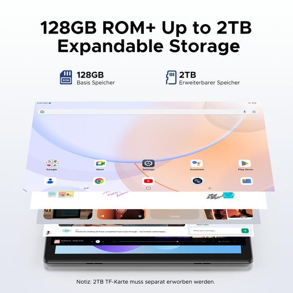 DOOGEE U10 (Tablette WiFi - 10.1'' - 4/128GB) Gray