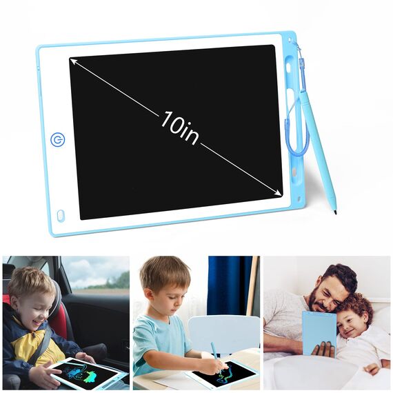 Vicloon Zaubertafeln für Kind 10 Zoll LCD Schreibtafel, Kreatives Spielzeug für Kind Erwachsene Mädchen und Jungen - Blau