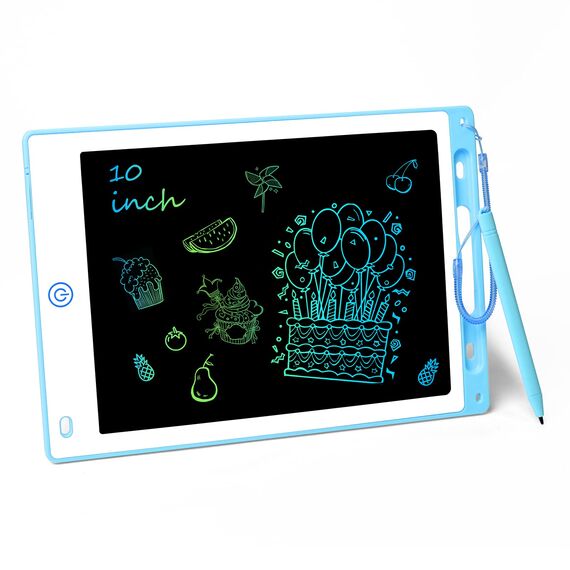 Vicloon Zaubertafeln für Kind 10 Zoll LCD Schreibtafel, Kreatives Spielzeug für Kind Erwachsene Mädchen und Jungen - Blau