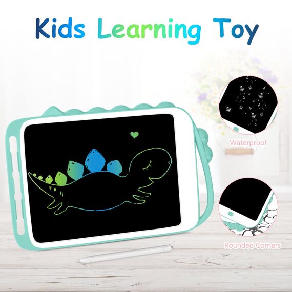 Vicloon Maltafel Zaubertafel,10 Zoll Löschbare Magic Drawing Pad,maltafel für Kinder, Dinosaurier LCD Schreibtafel, Weihnachten Geburtstags Geschenke, Spielzeug ab 3 2 4 5 6 Jahre