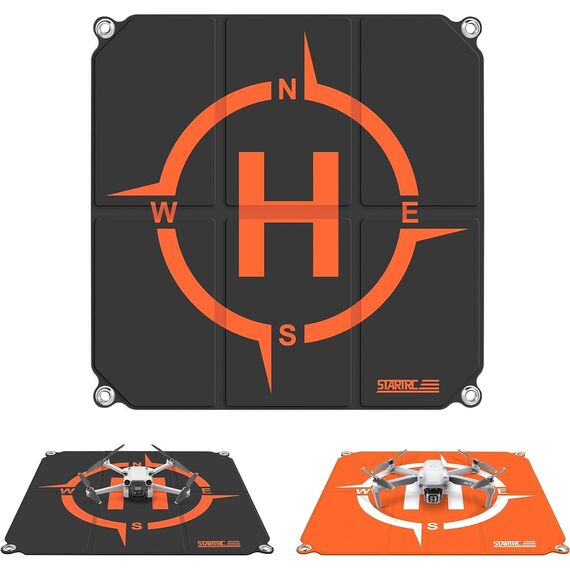 STARTRC Drohnen Landeplatz,Universal schnell faltbar Landeplattform für DJI Neo 2/Mini 5 Pro/Mini 4K/Mini 4 Pro/3/Avata 360/2/Air 3S FPV Drohne(22-inch/55cm)