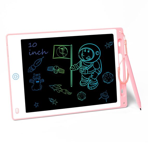 Vicloon LCD-Schreibtablett, LCD-Schreibtablett 10 Zoll, mit Stift aus Schiefer, tragbar, zum Schreiben und Zeichnen ohne Papier, Kinder und Erwachsene, zum Schreiben