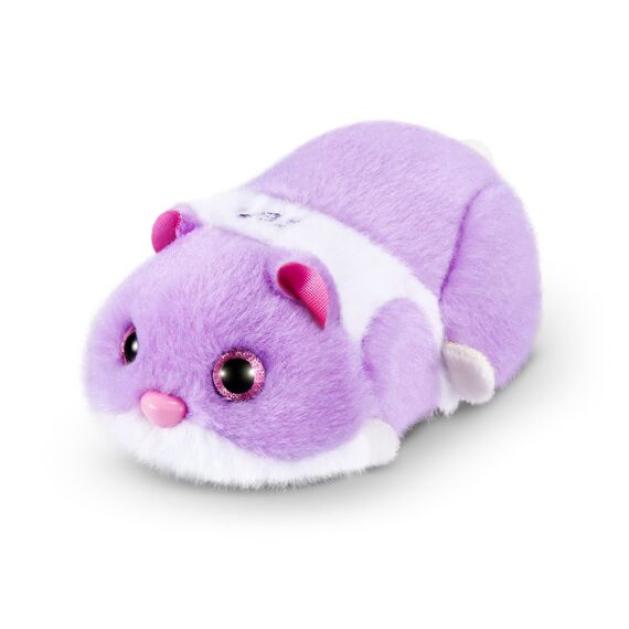 Pets Alive Hamster Mania von ZURU, Purple Hamster, Pet Nurture, Soft Toy, Real Alive, 20+ Sounds Interactive, Electronic Pet, (Lila)
