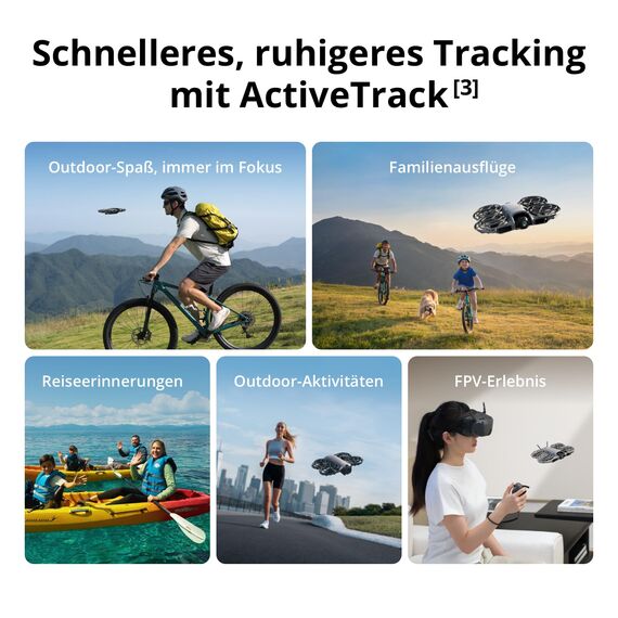DJI Neo 2 (nur Drohne), Leicht und Faltbar, Start und Landung auf der Handfläche, Gestensteuerung, ActiveTrack, Omnidirektionale Hinderniserkennung, 4K-Drohne für Einsteiger