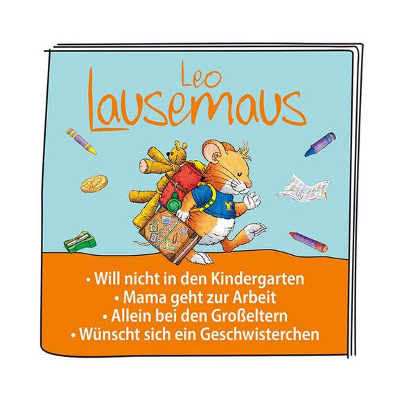 tonies Hörfiguren für Toniebox, Leo Lausemaus – Das Original Hörspiel zu den Büchern 2, für Kinder ab 3 Jahren, Spielzeit ca. 50 Minuten