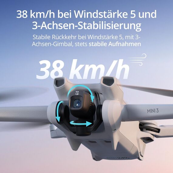 DJI Mini 3 Fly More Combo (DJI RC) – Ultraleichte, Faltbare Mini Drohne mit Kamera 4K HDR, Bis zu 114 Min Flugzeit (3 Akkus), Vertikalaufnahmen, 3-Achsen-Gimbal, 10 km HD-Übertragung, C0