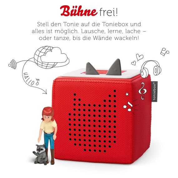 tonies Hörfiguren für Toniebox, Bibi und Tina – Die Waschbären sind los, Hörspiel für Kinder ab 6 Jahren, Spielzeit ca. 40 Minuten