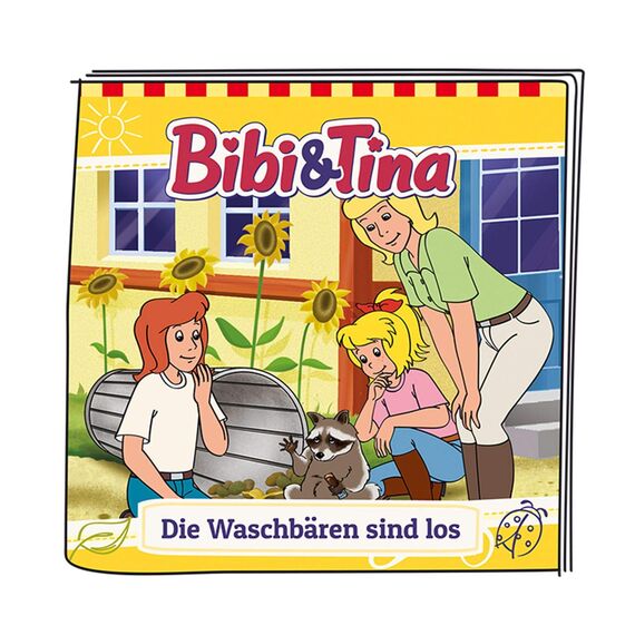 tonies Hörfiguren für Toniebox, Bibi und Tina – Die Waschbären sind los, Hörspiel für Kinder ab 6 Jahren, Spielzeit ca. 40 Minuten
