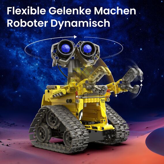 Sillbird Roboter Baukasten für Jungen 8-12 Jahre, 5-in-1 programmierbares Robotik Set mit App & Fernbedienung, Mint Technik Spielzeug, Geschenk für Weihnachten und Geburtstag, 488 Teile