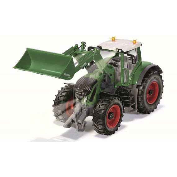 siku 6796, Fendt 933 Vario Traktor mit Frontlader, Grün, Metall/Kunststoff, 1:32, Ferngesteuert, Inkl. Bluetooth-Fernsteuerung und Zubehör, Steuerung via App möglich