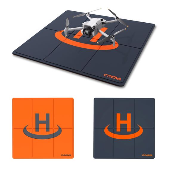 CYNOVA Drohnen Landeplatz,50cm / 20'' Universal Schnell Faltbar Landeplatz Drohne für Dji Mini 4K / Mini5 / Mini4 Pro/DJI Air3 / Mini 3 Pro /Mini2 /FPV, Drohnen Zubehör(50cm)