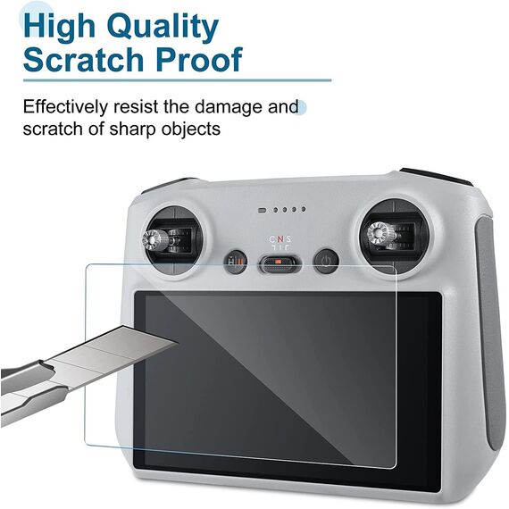 SKYREAT Mini 5 Pro Anti-Glare Displayschutzfolie für DJI RC/RC 2 Controller, HD Mattes gehärtetes Glas 9H Härte für DJI Mini 4/3 Pro Drohnenzubehör (2 Stück)