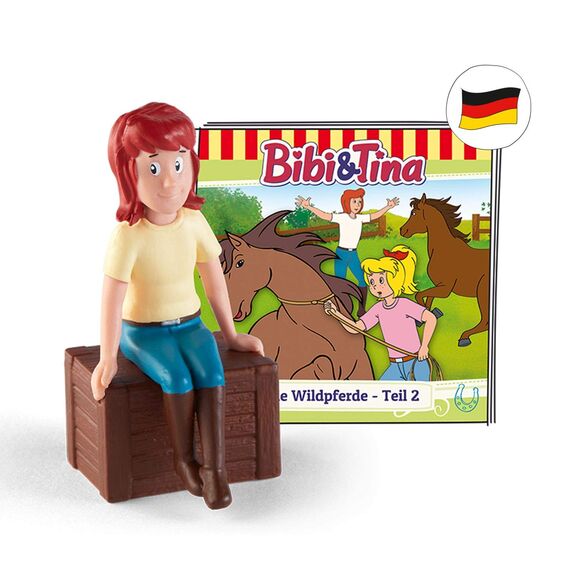 tonies Hörfiguren für Toniebox, Bibi und Tina – Die Wildpferde Teil 2 & Hörfiguren für Toniebox, Bibi und Tina – Die Waschbären sind los, Hörspiel für Kinder ab 6 Jahren, Spielzeit ca. 40 Minuten