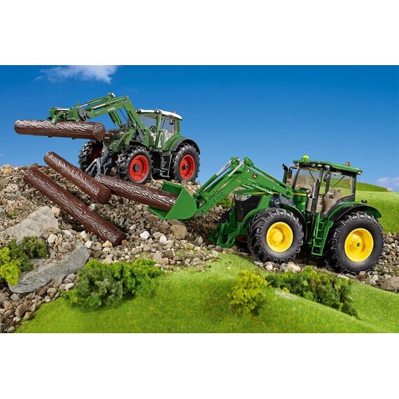 siku 6796, Fendt 933 Vario Traktor mit Frontlader, Grün, Metall/Kunststoff, 1:32, Ferngesteuert, Inkl. Bluetooth-Fernsteuerung und Zubehör, Steuerung via App möglich