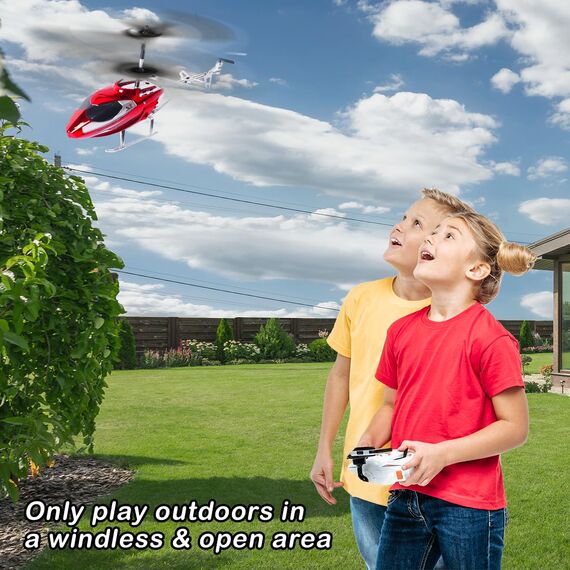 VATOS RC-Hubschrauber für Jungen, 2.4G Ferngesteuerter Hubschrauber mit LED-Licht für Kinder ab 12 Jahren, Feste Höhe, Start mit Einer Taste, RC-Flugzeuge Jungen und Erwachsene