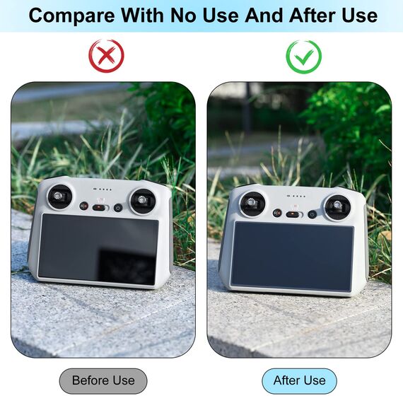 SKYREAT Mini 5 Pro Anti-Glare Displayschutzfolie für DJI RC/RC 2 Controller, HD Mattes gehärtetes Glas 9H Härte für DJI Mini 4/3 Pro Drohnenzubehör (2 Stück)