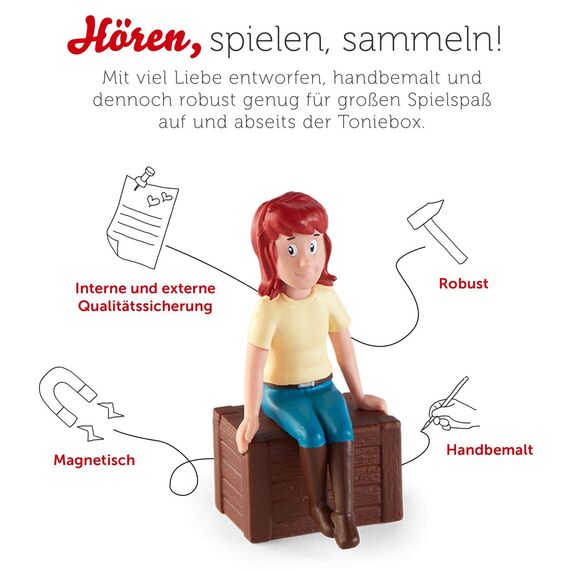 tonies Hörfiguren für Toniebox, Bibi und Tina – Die Wildpferde (Teil 2), Hörspiel für Kinder ab 6 Jahren, Spielzeit ca. 43 Minuten