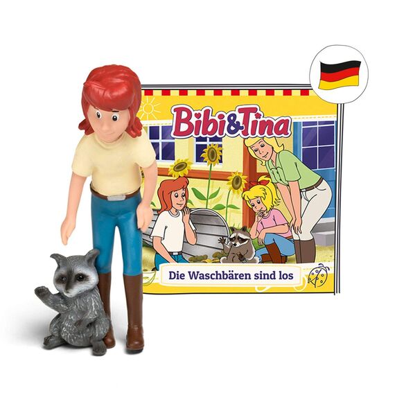 tonies Hörfiguren für Toniebox, Bibi und Tina – Die Wildpferde Teil 2 & Hörfiguren für Toniebox, Bibi und Tina – Die Waschbären sind los, Hörspiel für Kinder ab 6 Jahren, Spielzeit ca. 40 Minuten