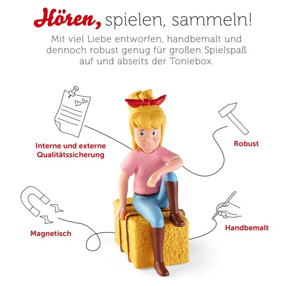 tonies Hörfiguren für Toniebox, Bibi und Tina – Die Wildpferde (Teil 1), Hörspiel für Kinder ab 6 Jahren, Spielzeit ca. 44 Minuten