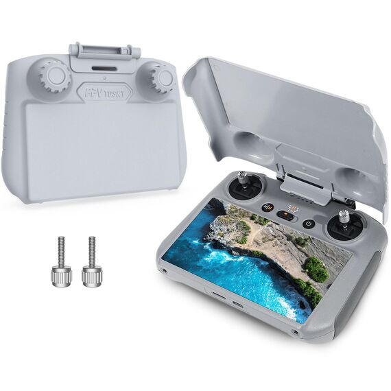 FPVtosky Lito X1/Mini 5/4 Pro RC 2 Sonnenblende I Joystick Schutz I Bildschirmschutz RC-2 Fernbedienung Sonnenschutz für DJI Mini5/ 4 Pro/Air 3/Flip/Avata 360 Zubehör (nur Sonnenblende)