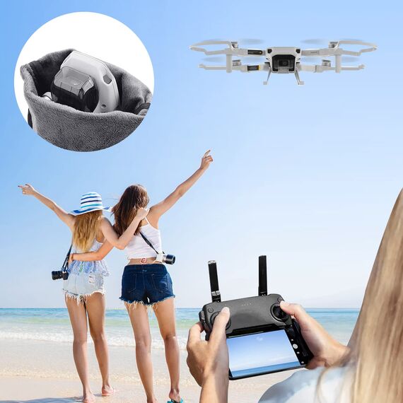Craznick Propeller für DJI Mini 4K/2/SE/2 SE Drohnen Propellerschutz Landegestell Propellerhalterschutz Gimbal Abdeckung Insgesamt 24 Stück Zubehoer für DJI Mini 4K 2 SE Drohnen Zubehör Set