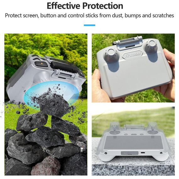 FPVtosky Lito X1/Mini 5/4 Pro RC 2 Sonnenblende I Joystick Schutz I Bildschirmschutz RC-2 Fernbedienung Sonnenschutz für DJI Mini5/ 4 Pro/Air 3/Flip/Avata 360 Zubehör (nur Sonnenblende)