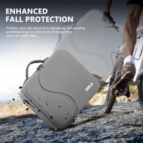 STARTRC Neo Tasche,Tragbar PU Case für DJI Neo Fly More Combo Zubehör,Tragetasche für DJI Neo 1 Drohne Compatible with RC-N3/N2 Controller,Akku,Zweiwege-Ladestation(Nicht kompatibel mit NEO2)