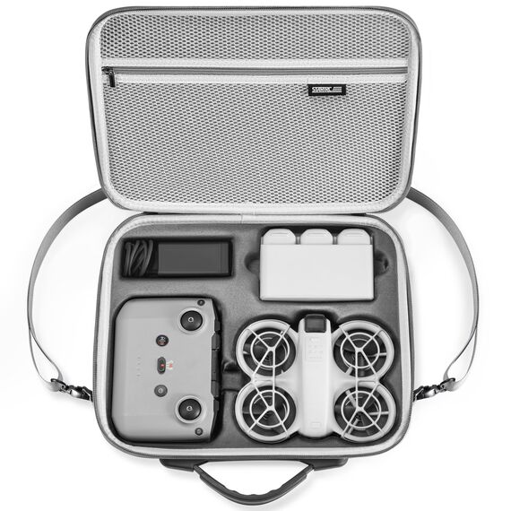 STARTRC Neo Tasche,Tragbar PU Case für DJI Neo Fly More Combo Zubehör,Tragetasche für DJI Neo 1 Drohne Compatible with RC-N3/N2 Controller,Akku,Zweiwege-Ladestation(Nicht kompatibel mit NEO2)