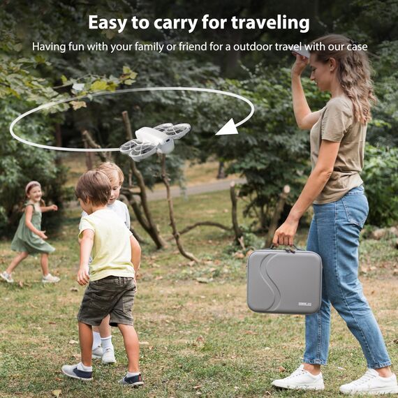 STARTRC Neo Tasche,Tragbar PU Case für DJI Neo Fly More Combo Zubehör,Tragetasche für DJI Neo 1 Drohne Compatible with RC-N3/N2 Controller,Akku,Zweiwege-Ladestation(Nicht kompatibel mit NEO2)