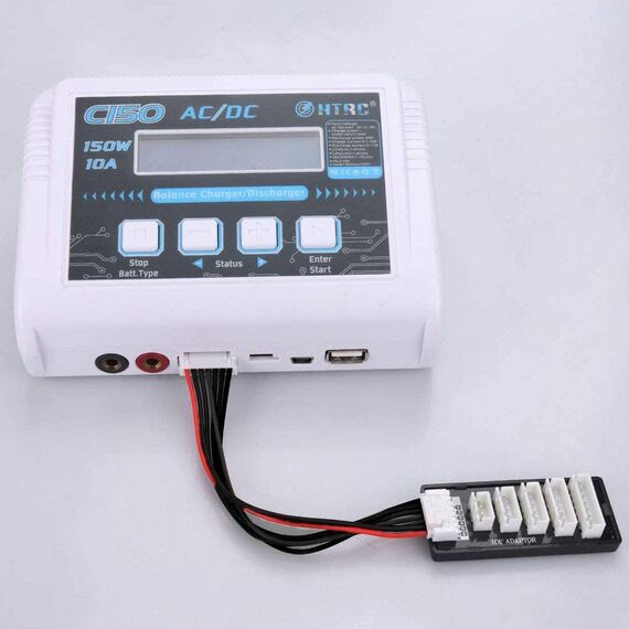 GTIWUNG 4Pcs 2S-6S Balance Ladegerät Expansion JST-XH Adapter Board für RC Lipo Akku Aufladen, Balance Akku-Ladeerweiterungsplatine, Balance Charger Erweiterung, Balance Ladeadapter mit Kabel
