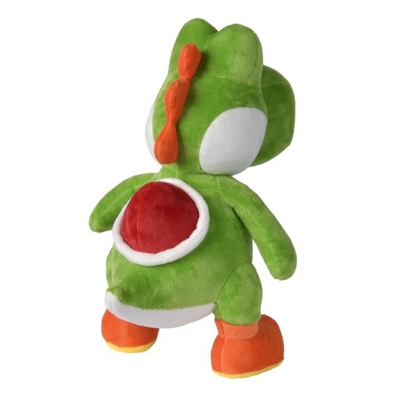 Simba Super Mario Yoshi Plüschfigur – Weiches Kuscheltier, detailgetreues Design aus der Videospielwelt, für Kinder und Fans, grün-weiß-orange, Größe 30 cm, ab 0 Jahren