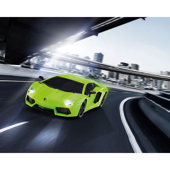 Revell Control Lamborghini Aventador Coupé I RC Scale Car mit 2.4 GHz-Fernsteuerung I Detailgetreue Nachbildung im Maßstab 1:24 I LED-Frontbeleuchtung I Robuste Konstruktion I Für Kinder ab 8 Jahren