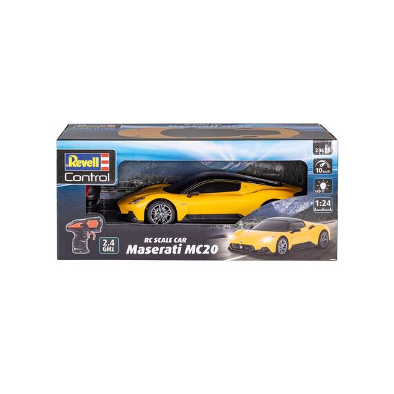 Revell Control I RC Scale Car Maserati MC20 I ferngesteuertes RC Auto I ultimative Erlebnis für Maserati-Fans I Reichweite 30 m I für Kinder und Erwachsene ab 8 Jahren