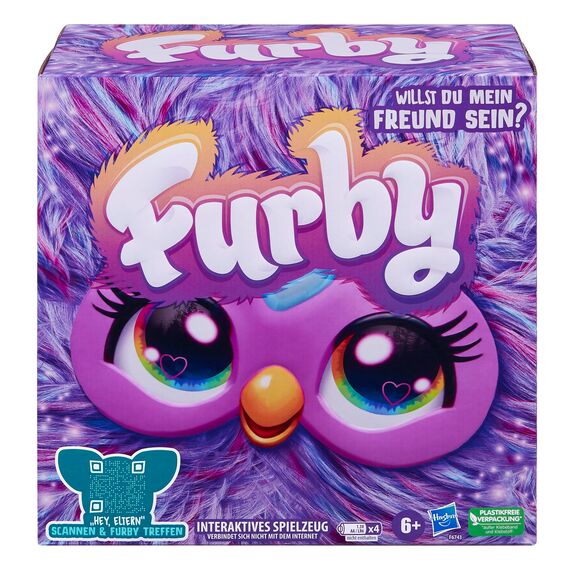 Furby Interaktives Plüschtier – Spricht Deutsch, reagiert auf Stimme, tanzt & leuchtet – 5 Spielmodi, 600+ Reaktionen – Elektronisches Spielzeug ab 6 Jahren