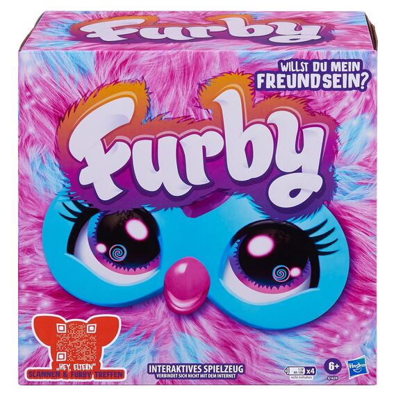 Furby (rosa Interaktives Plüschtier – Spricht Deutsch & Furbisch, reagiert auf Stimme, Tanzt & leuchtet – 5 Spielmodi, 600+ Reaktionen – Elektronisches Spielzeug ab 6 Jahren